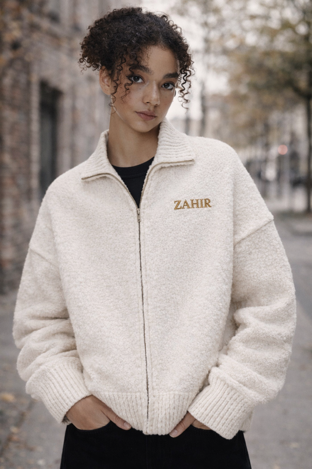 ZAHIR Essential Fleece Ivory
