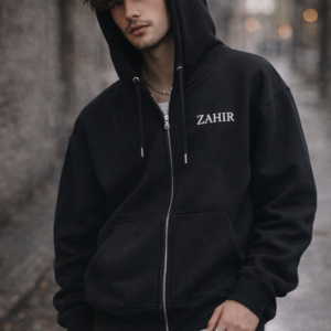 ZAHIR Urban Core Hoodie – Black